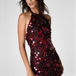 NASTY GAL, červené šaty, L/40/12