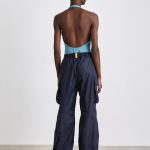 K-WAY, modré UNISEX športové nohavice, M