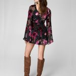 NASTY GAL, kvetinový overál, S/36/8