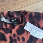 NASTY GAL, tigrované šaty, S/36/8