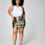 NASTY GAL, trblietavá sukňa, viac veľkostí