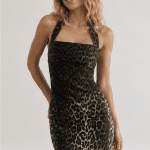 NASTY GAL, šaty s leopardím vzorom