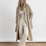 NASTY GAL, kožený trenčkot