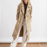 NASTY GAL, kožený trenčkot