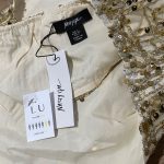 NASTY GAL, zlatý letný top, XS/34/6