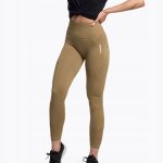 GYMSHARK, hnedé legíny, S/36/8