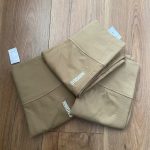 GYMSHARK, hnedé legíny, S/36/8