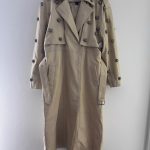 NASTY GAL, kožený trenčkot, XS/34/6