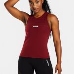 GYMSHARK, bordové tričko, XS/34/6