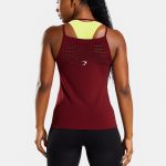 GYMSHARK, bordové tričko, XS/34/6