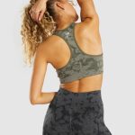 GYMSHARK, zelená podprsenka, XS/34/6