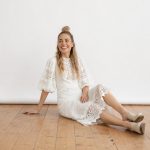 MALINA, biele letné šaty