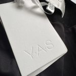 Y.A.S., čierny kabát s prímesou VLNY